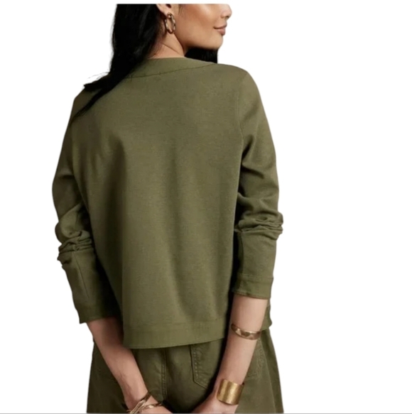 Banana Republic Women's Green Utility ZIP Up Jacket Size X-small - Picture 3 of 10